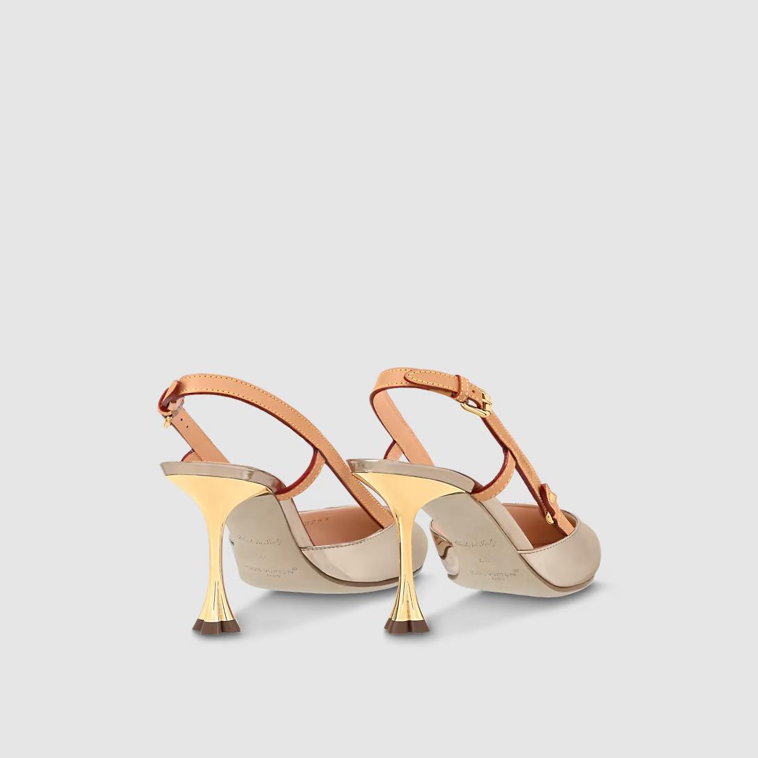 Giày Louis Vuitton Cao Gót Blossom Slingback Nữ